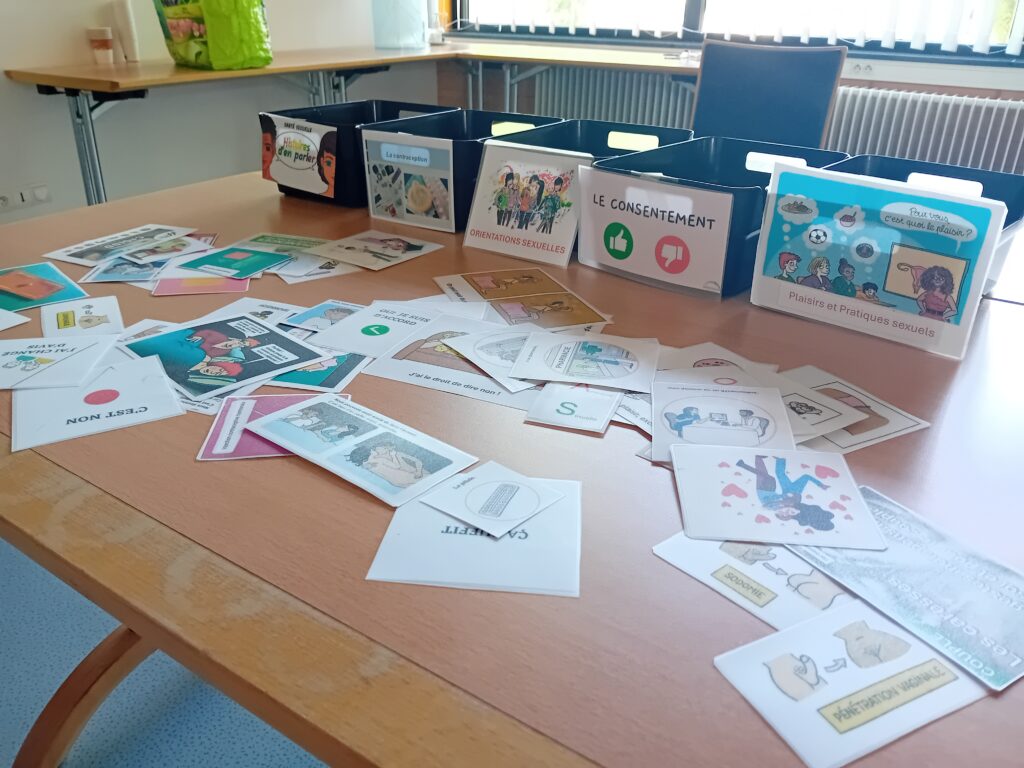 Images montrant les un exemple de ressources proposées à l'occasion de cette journée de sensibilisation à la santé sexuelle